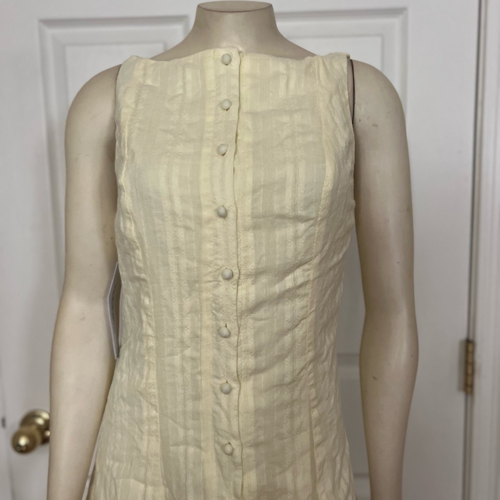 Mimsie Embroidered Mini Dress Lemon - Picture 13 of 13